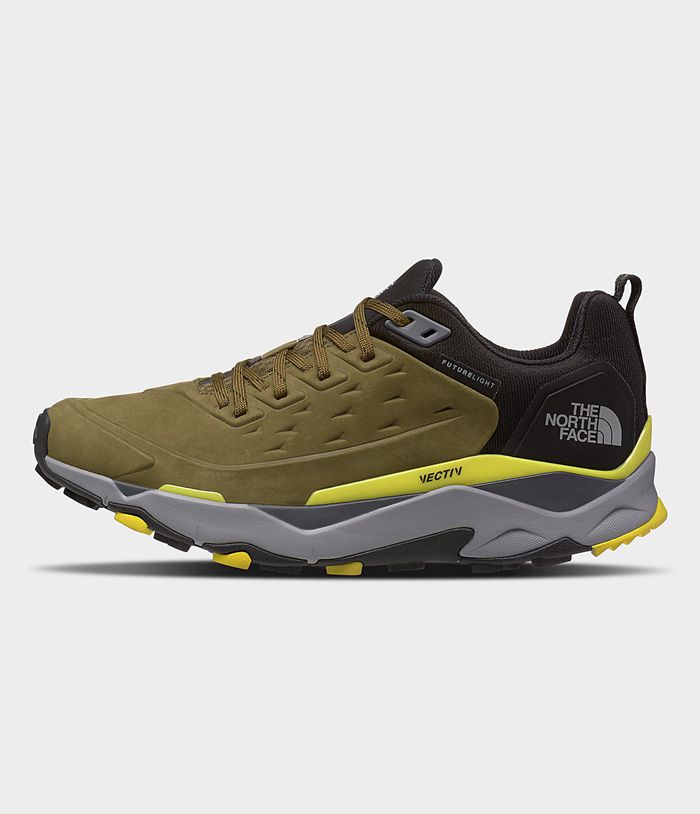 Zapatillas Trekking The North Face Hombre Verde Oliva Vectiv Exploris Futurelight™ Cuero 10396AYTO